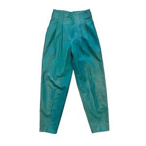 Jean-Claude Jitrois Vintage Leather pleated Pants